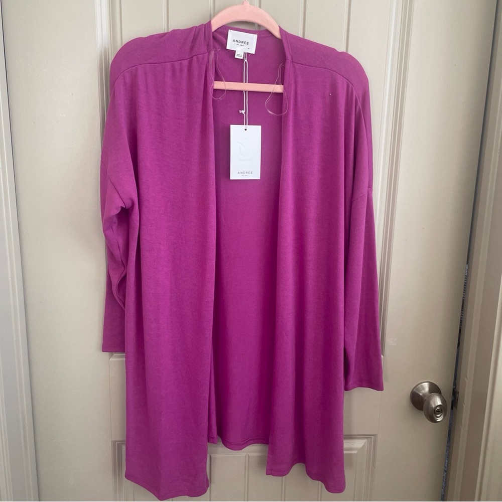 ANDREE BY UNIT Fuchsia Women's Cardigan